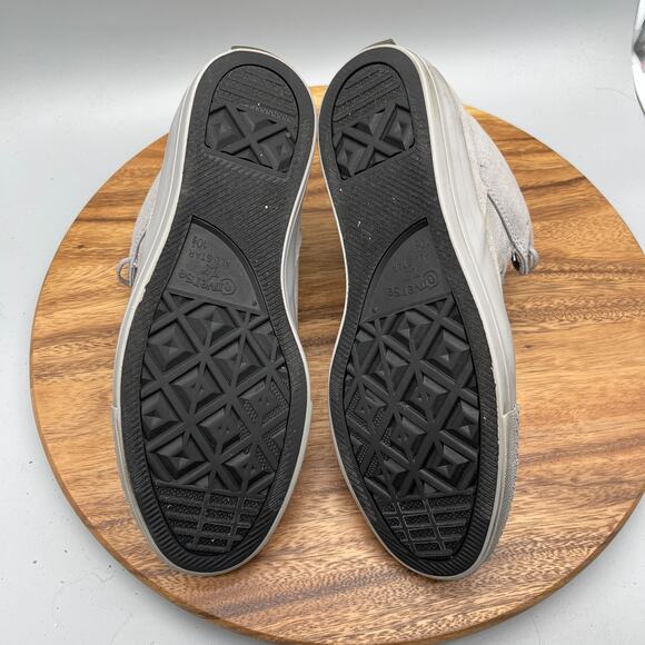 Converse Chuck Taylor All Star Mid Shoes Mens 10.5 Gray Skate Comfort Casual - Picture 7 of 8